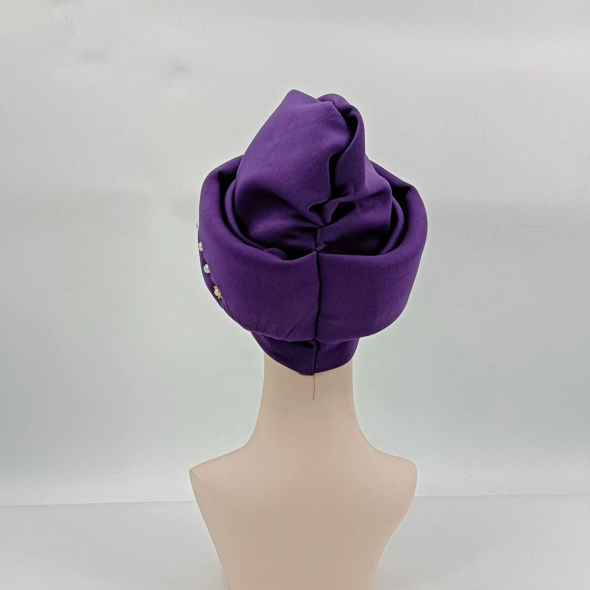 Beautiful Women Dias Bonnets African new Already Made Auto Gele Headties Nigerian 2025 Party Turban Muslim Hijab Cap Headwear