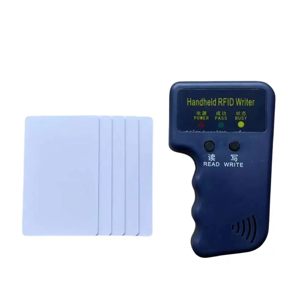 125KHz EM4305 T5577 RFID Handheld Copier Writer Duplicator Programmer Reader EM4100 TK4100 Rewritable ID Keyfob Tags