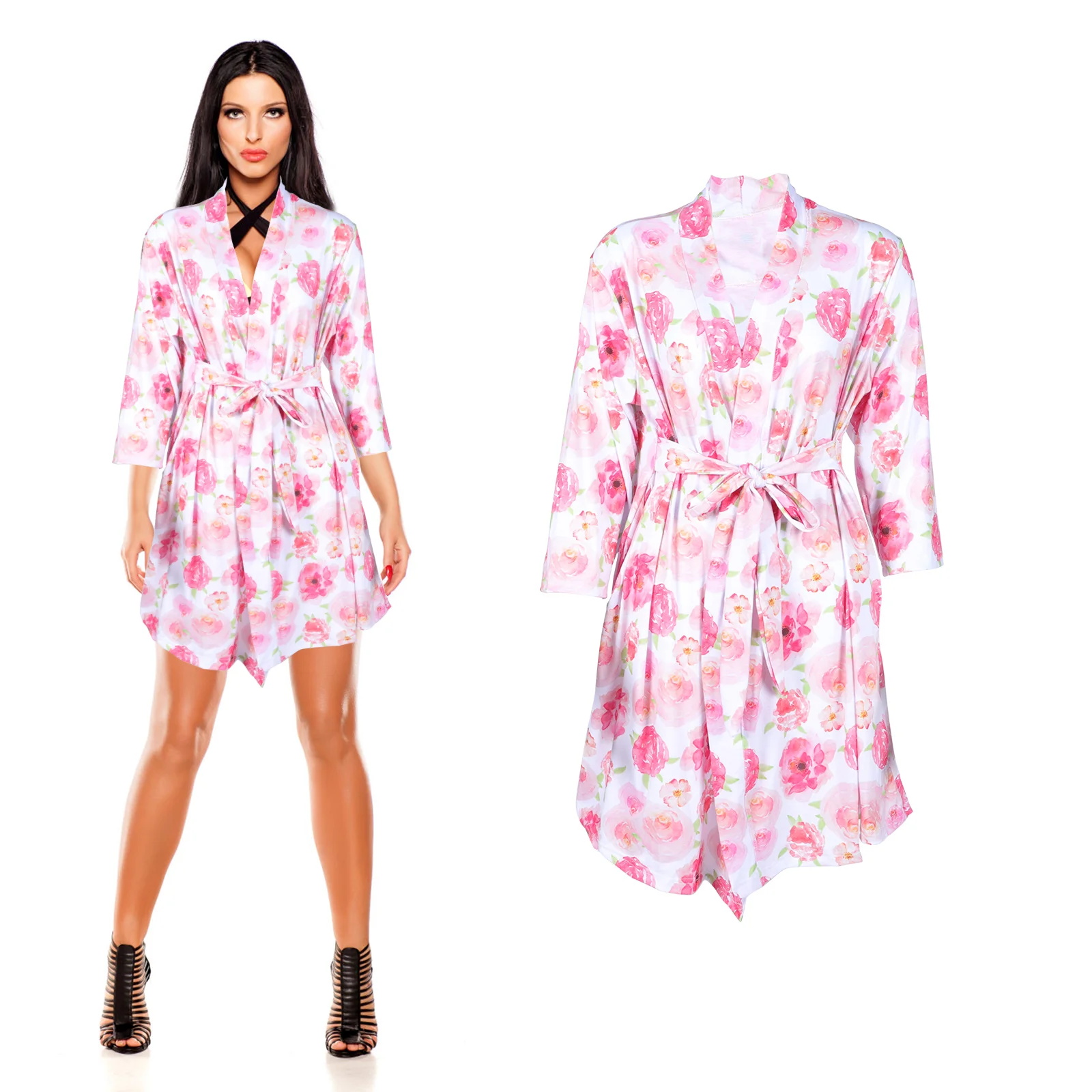 Girl Pamass Mom Baby Matching Outfits Robe Swaddle Set Mommy Me
