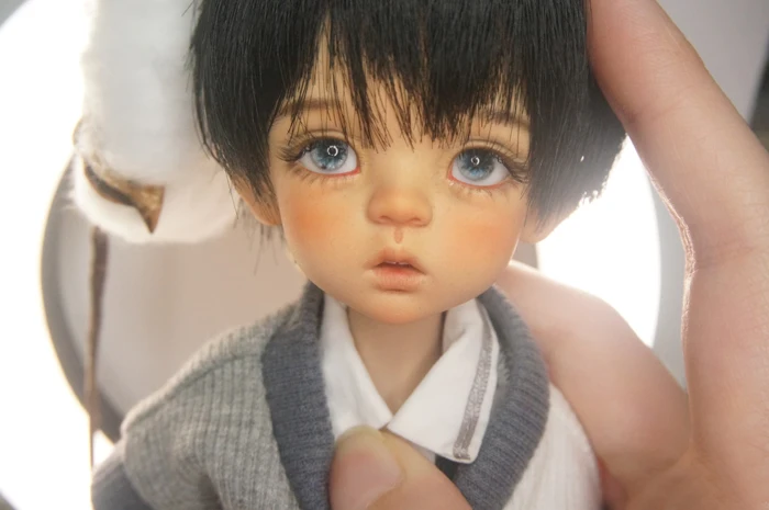 hahaBJD 1/6 35cm koi doll Akoin Cute Boy human free eyes Premium resin bjd manufacturer