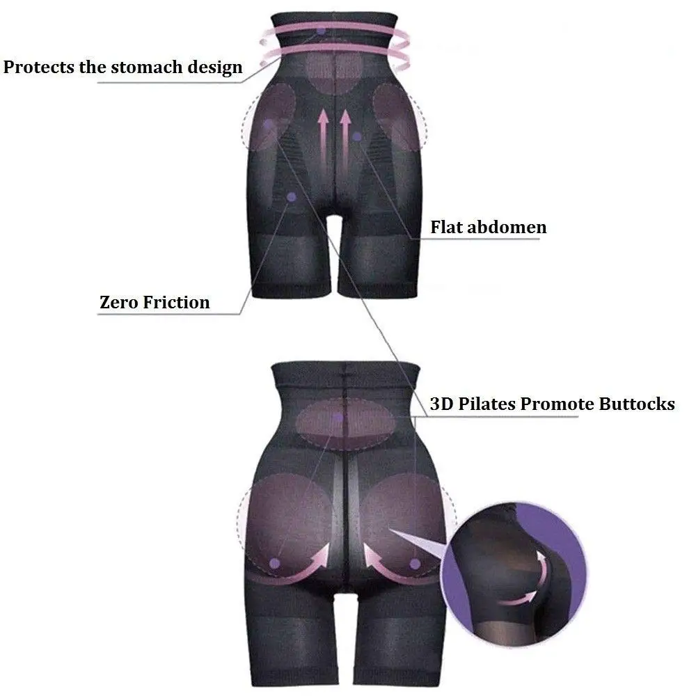High Waist Flat Belly Panties Women's Slim Hip Lift Female new Boxer Shorts Waist Trainer Body Shaper Tummy Slimming 2025 Postpartum Gird