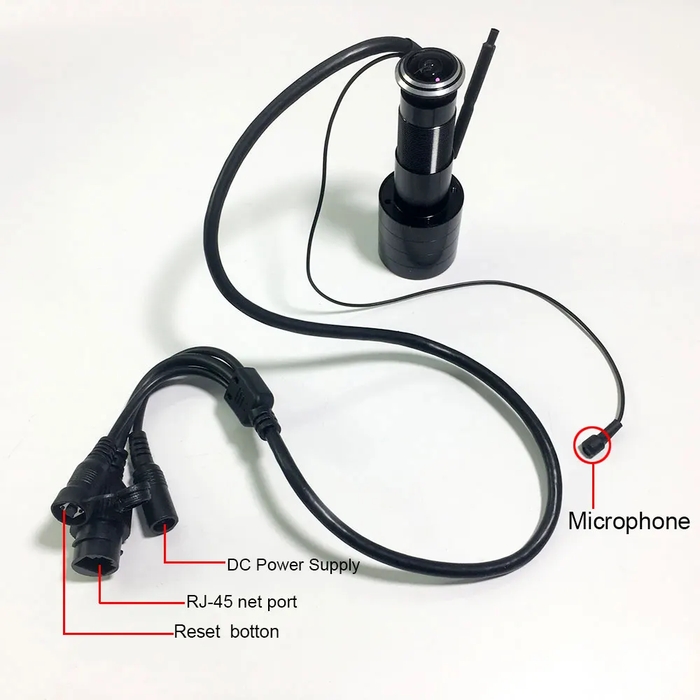 iCsee APP HD P Mini Wifi Door Eye Hole IP Camera Optional Wide Angle FishEye Lens Peephole CCTV Netw