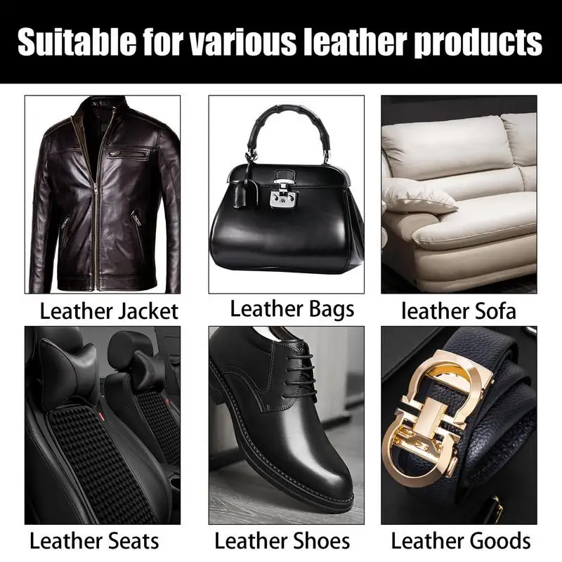 Leather Protective Oil Leather Color Restorer For Couches And Car Seats Scratch Repair Color Restorer 100ml Leather Care Cleaner