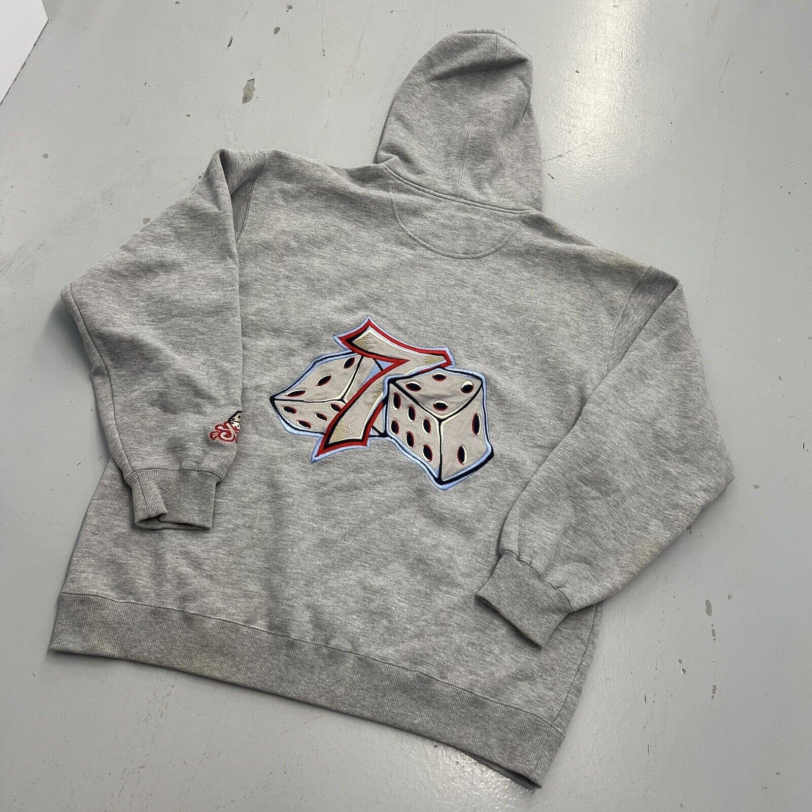 JNCO Hoodie Y2K Pullover Sweatshirt Mens Harajuku Hip Hop Lucky 7 Graphic Embroidery Oversized Hoodie New Gothic Hoodie Clothing