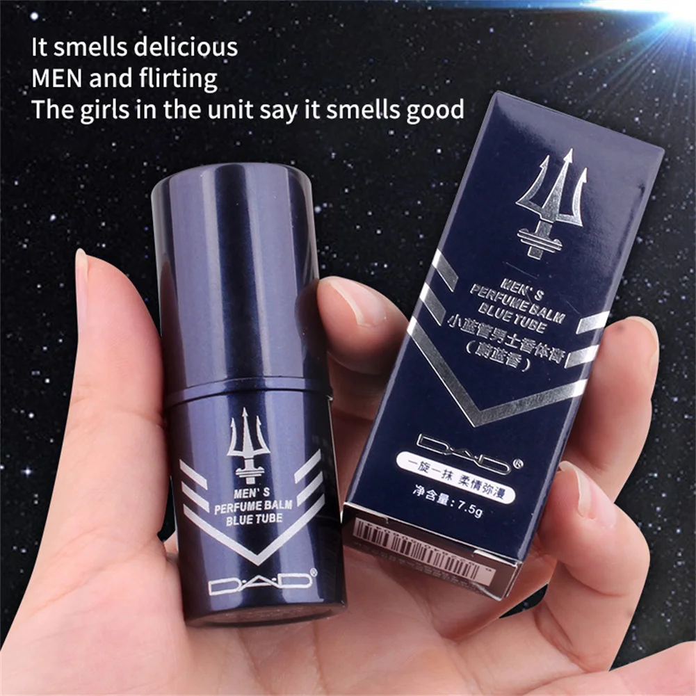 Men's solid body lotion leaves a lasting fragrance, purifies the air, is refreshing and stops sweating. It also helps eliminate body odor