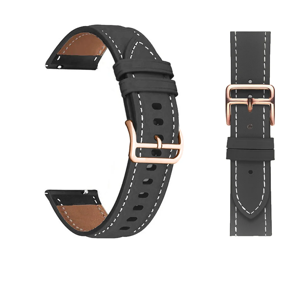 20mm Bracelet Strap Watchband For Huawei Watch GT2 GT 3 42mm GT 2 3 Pro 43mm Smartwatch Leather Wristband Girls Women Accessory