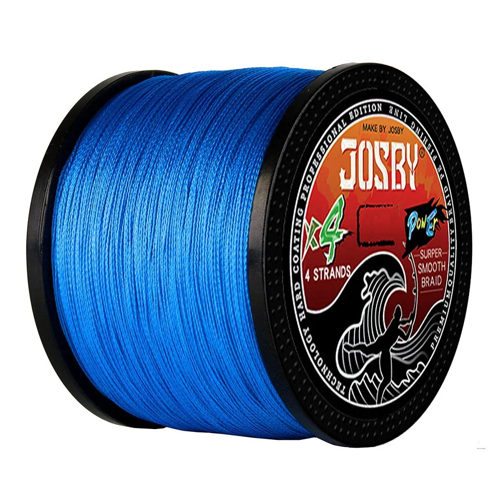 JOSBY Fishing Lines 300M 500M 1000M 4 Strands Braided PE Fishing Line Japan Monofilament Carp Fly Sea Seawater Wire Pesca