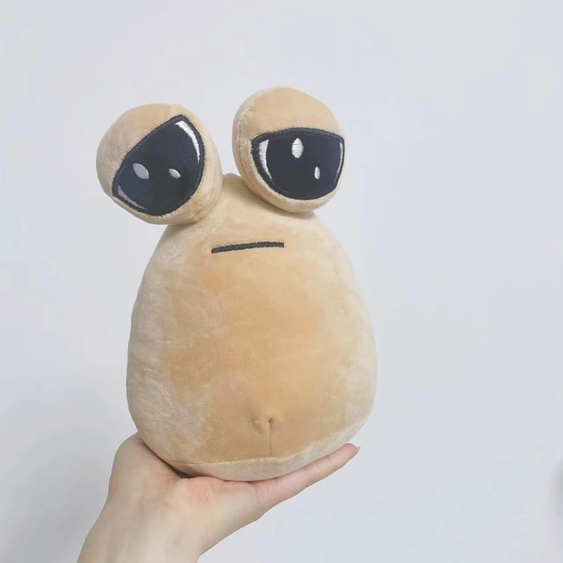 22CM New Product Creative 2025 Pou Plush Toy Big-eyed Alien Doll My Pet new Alien Doll Children's Christmas Gift