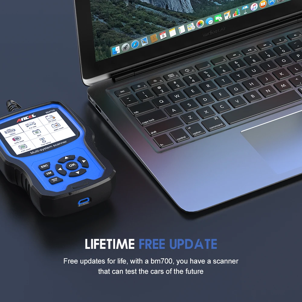 ANCEL BM700 ODB Code Reader OBD2 Scanner Injector Coding EPB SAS Airbag ABS Oil Reset Automotive Diagnostic Tool For BMW