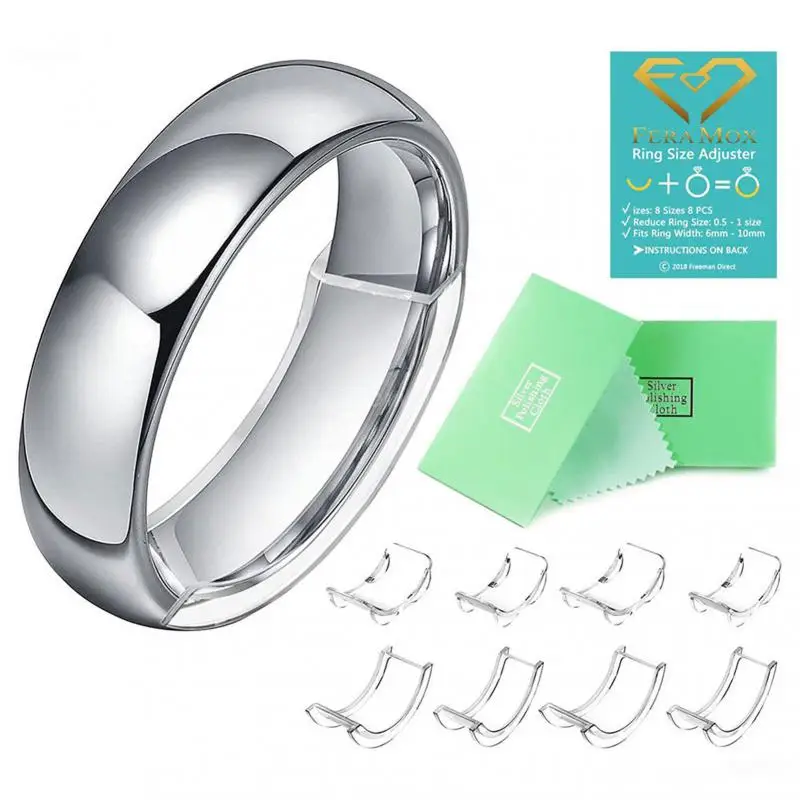 1/3/5SETS Reducing Ring Adjusting Pad Easy To Use Durable Ring Size Adjusters For Wide Rings Silicone Ring Adjusters