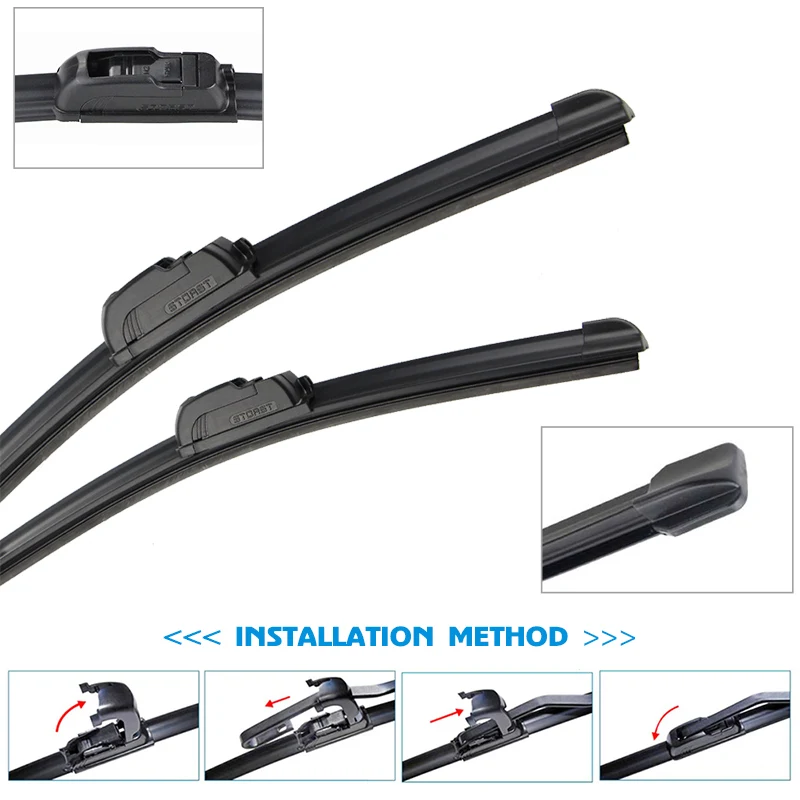 BEMOST Car Wiper Blades Front Window Windshield Rubber Refill For Lincoln X Accessories