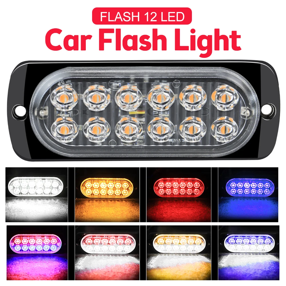 12/24V LED Car Work Light for Truck 36W Flood Light Off Road Light Bar for Tractor Golf Cart UTV ATV Car Accessories Lamp