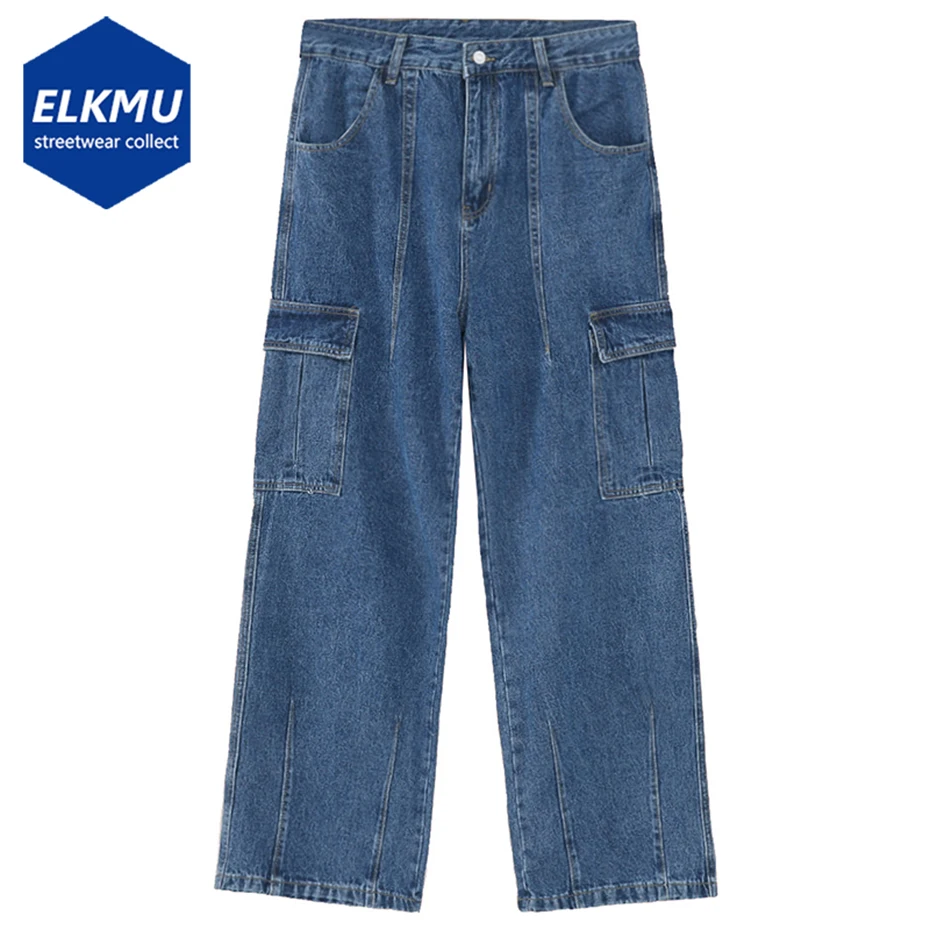 Vintage Baggy new Jeans Men 2025 Black Blue Loose Cargo Jeans 2023 Casual Denim Pants Streetwear Haruku Hip Hop Y2K Jeans Retro