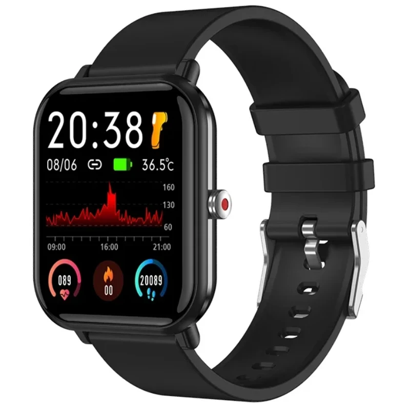 2024 New GTS2 5ATM Swim Smart Watches Body Temperature Monitor Music Control Sports Waterproof Smartwatch for Men Women Q9pro