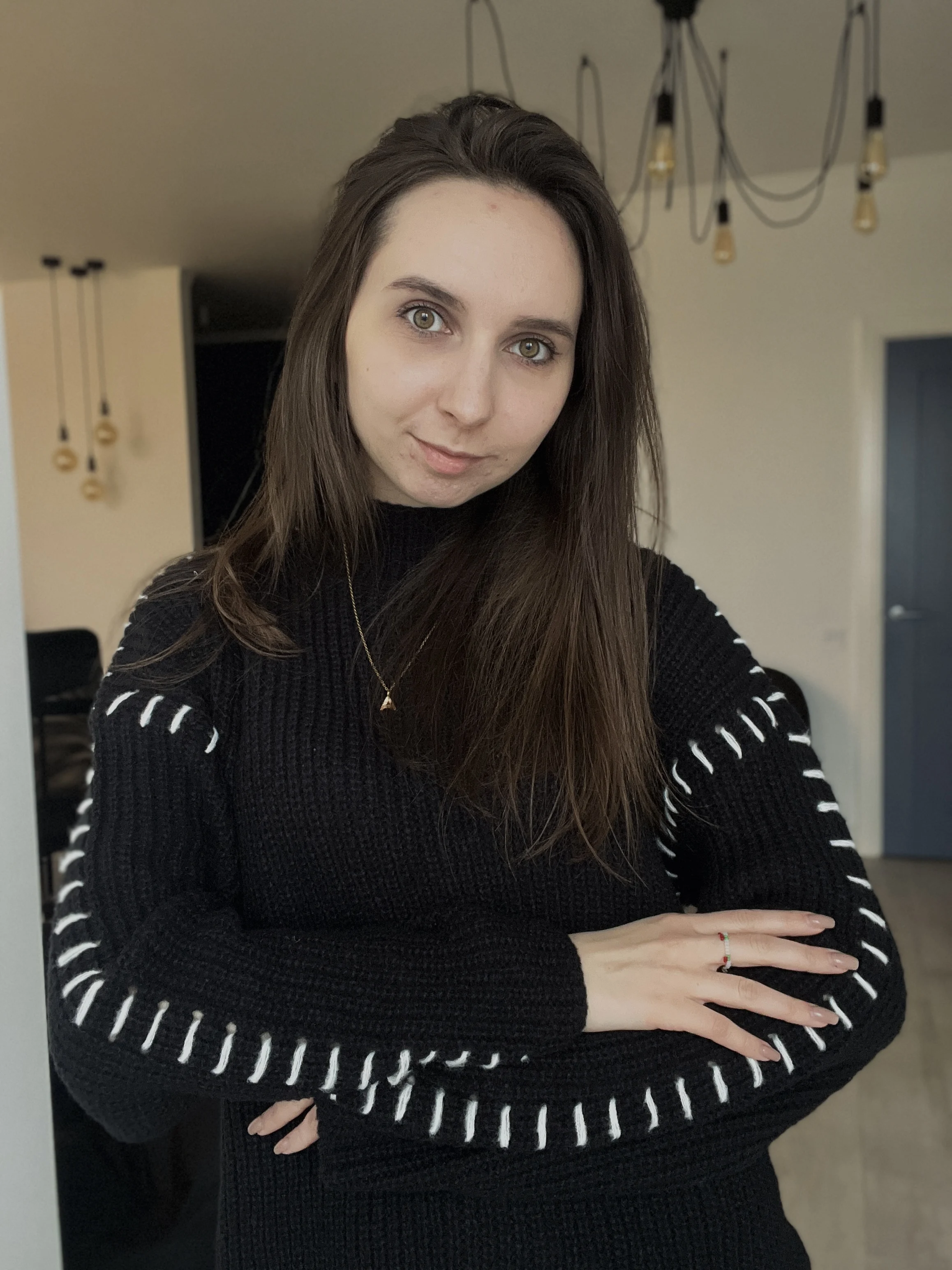 SLTNX TRAF Women's Turtleneck Vintage Sweater Female Thick Warm Pullover Sweater for Women 2023 Winter Loose Knit Knitwears Top