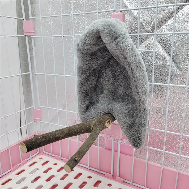 Wool Bird Blankets Bird Comfort Corner Parrot Cage Nestling Hut Warm Bird Nest House Bed Hanging Hammock Toys High Quality