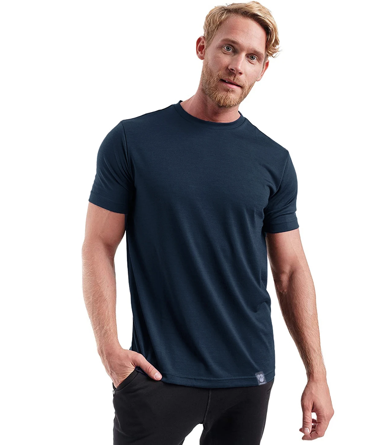 new 2025 Merino Wool T-Shirt Mens Merino Wool Undershirt Lightweight Base Layer Tee Soft Moisture Wicking Breathable Anti-Odor