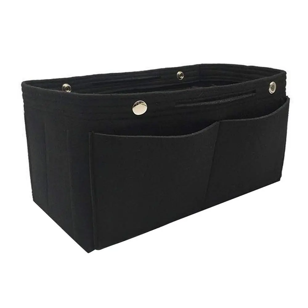 Handbag Insert Bag 3Sizes Confidential Purse Liner Portable Felt Insert Bag Inner Bag Travel Bag Insert Organizer Storage Pouch