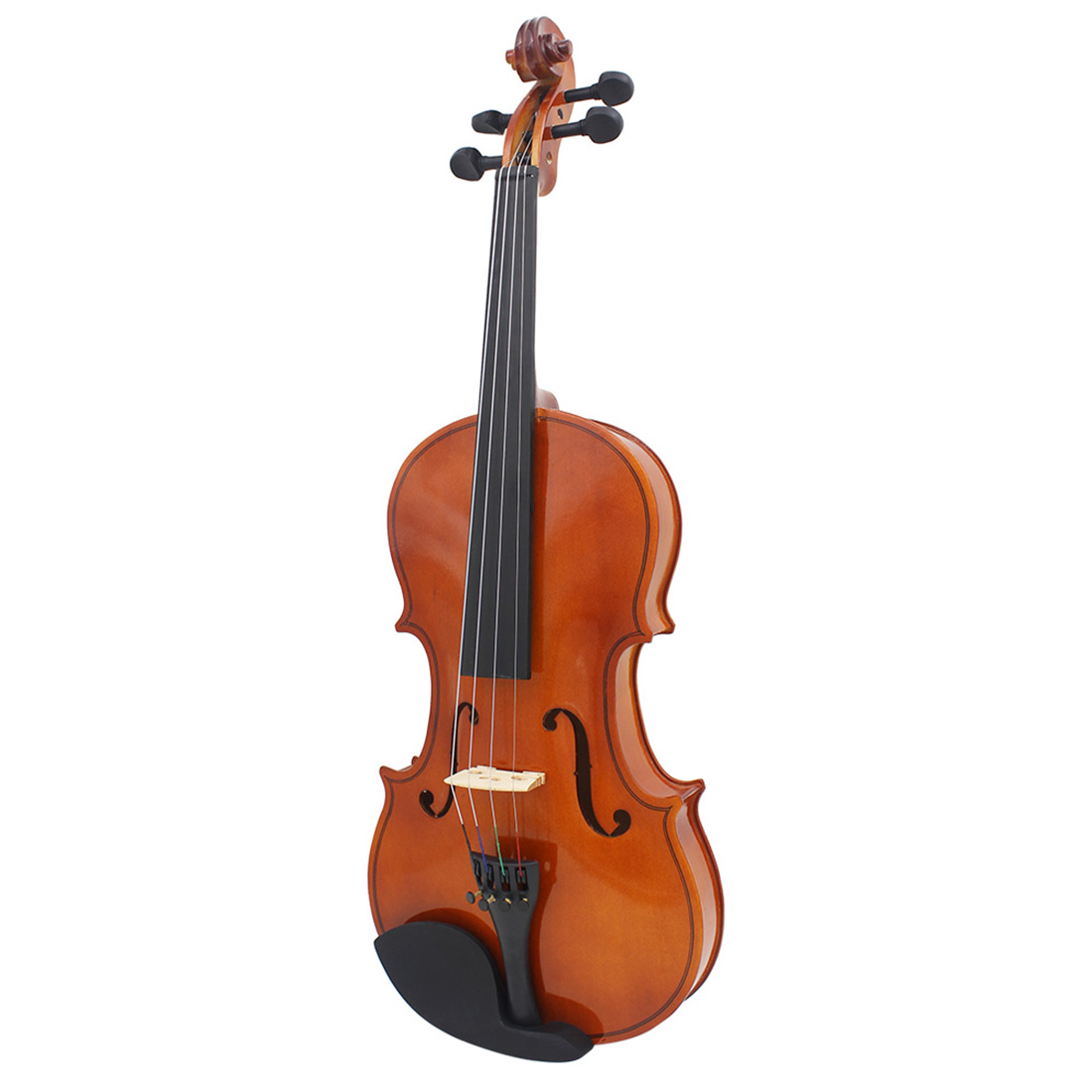 4/4 3/4 1/2 1/8 Acoustic Violin Color Natural / Black Fiddle For Violin Beginner With Case & Bow