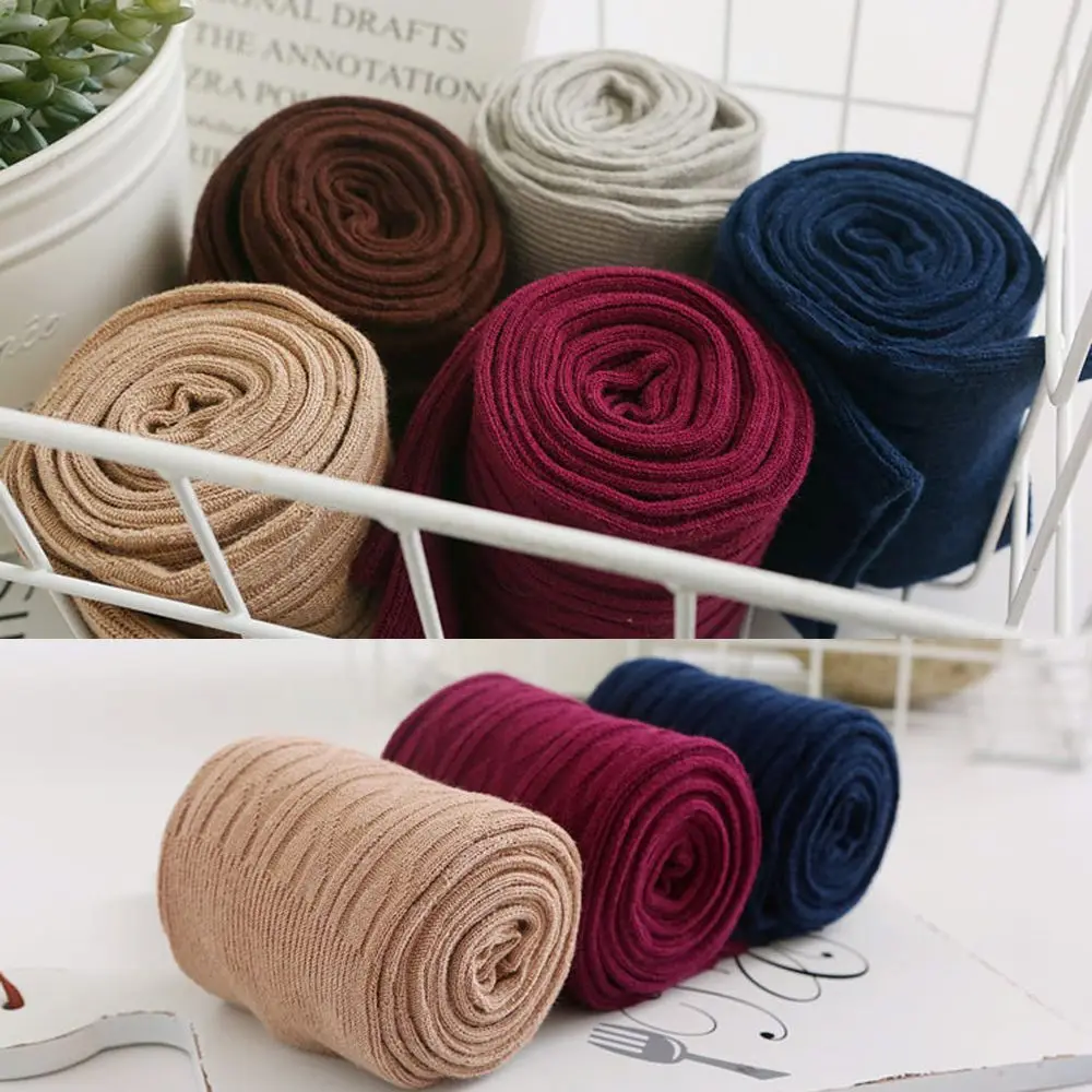 Women Ladies Thigh High Warm Knit Stockings Long Over the Knee Socks 5