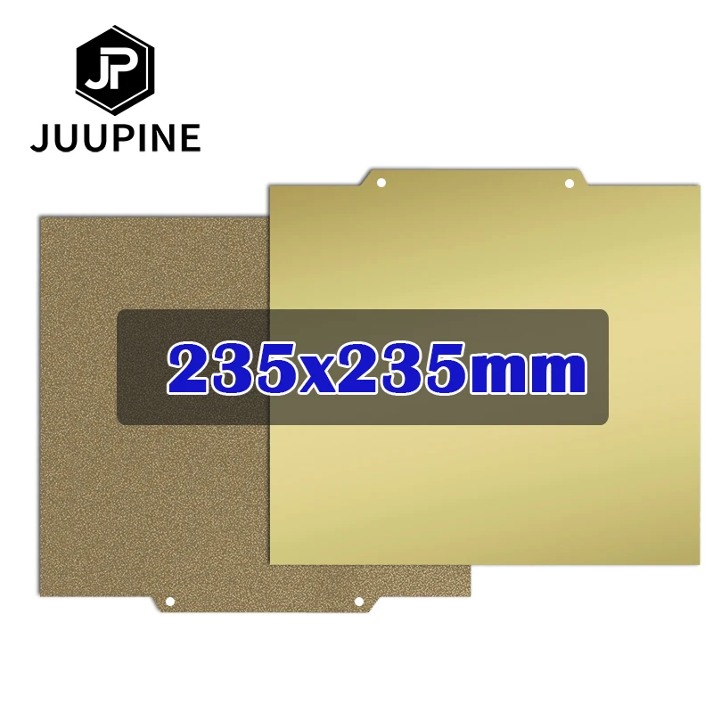 new pei 235x235 magnetic pei sheet 235 build plate spring ender 3 upgrade double sided 2025 bed pei plate heatbed Smooth Textured
