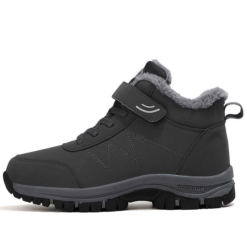 2023 Waterproof Boots Men's Women Slip On Winter Shoes For Men Ankle Boots Winter Boots Male Snow Botines Hiking Boots Feminina