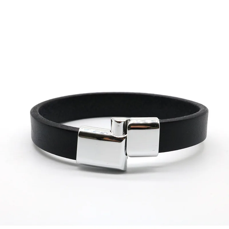Retro Cowhide Multi Layer Braided Magnetic Buckle Bracelets Men Punk High Quality Charm Jewelry Gift Wholesale