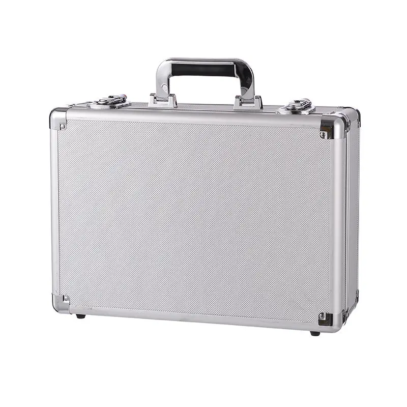 Aluminum Alloy Portable Tool Box Family Style Complete Toolbox Organizer Suitcase Tools Thicken Empty Working Storage Packaging
