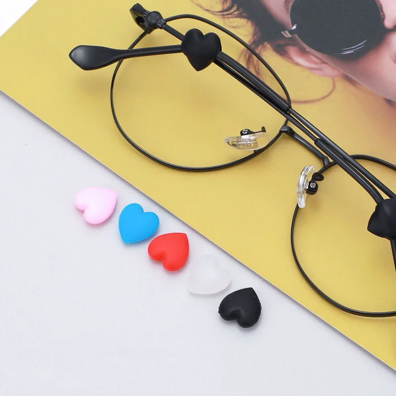 Colorful Heart 2025 Anti Slip Ear Hook Eyeglass Eye Glasses Silicone Grip new Sleeve Holder Spectacle Eyeglass Grip Eyewear Accessories