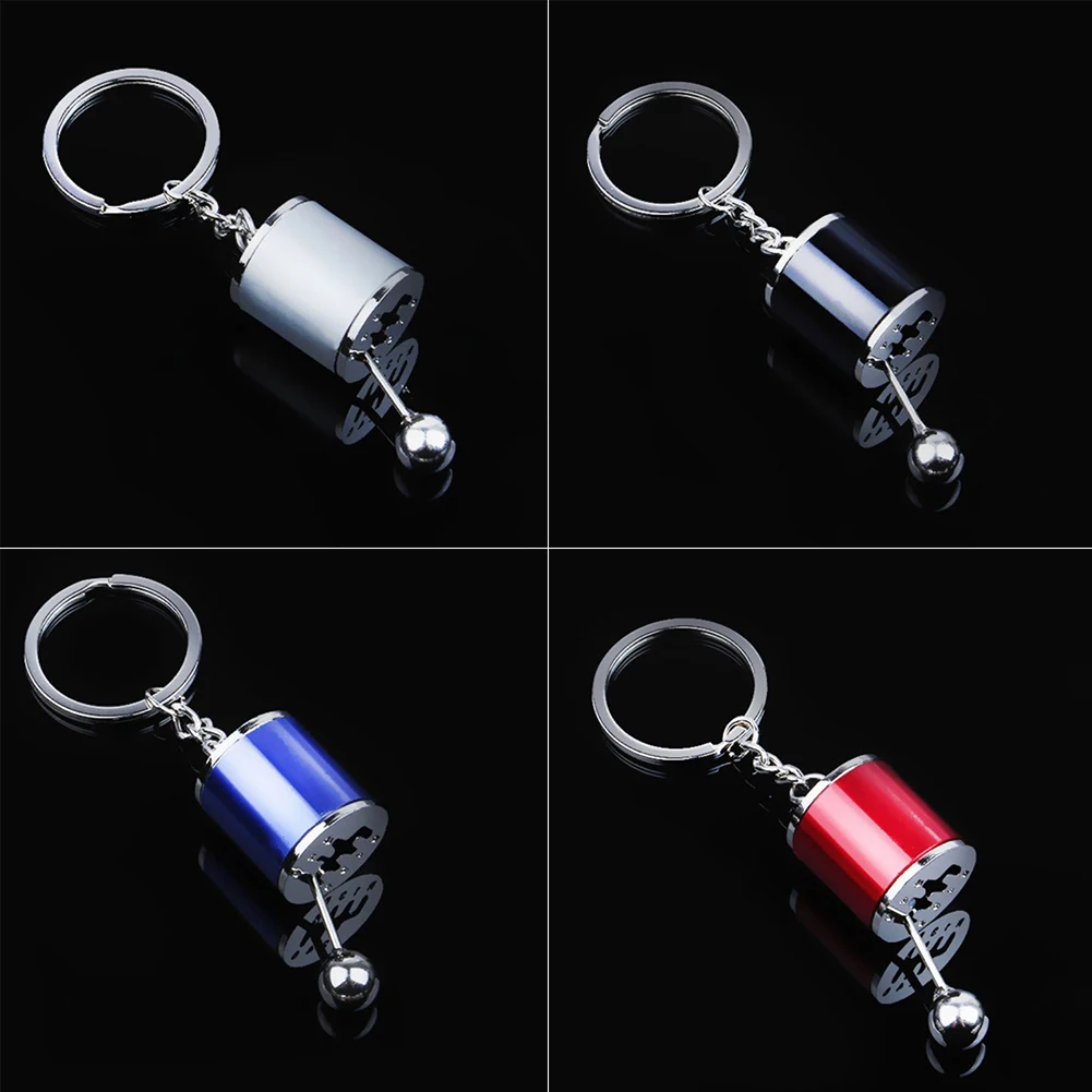 Car Gear Box Keychain Gear Knob Shift Gearbox Stick Manual Shift Gear Auto Key Chain Key Ring Holder Car-styling Accessories