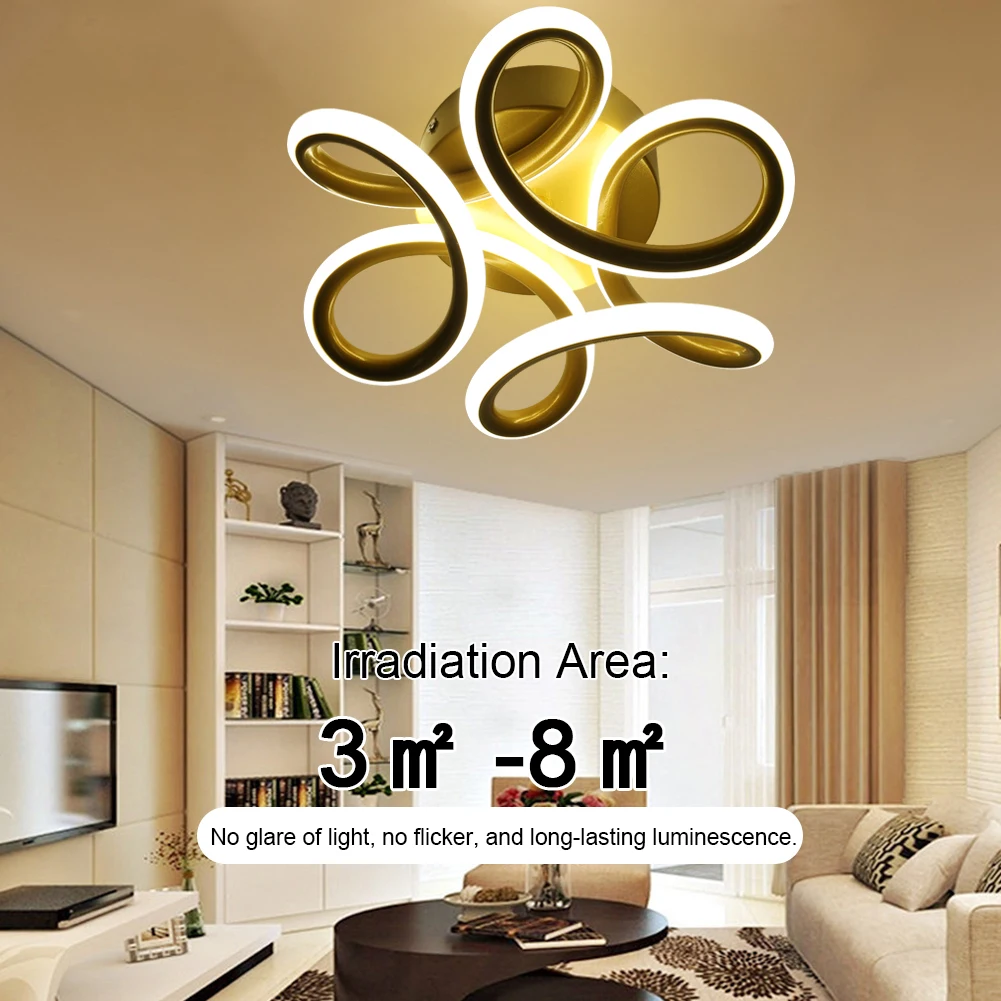 Flush Mount Lamp Three Colors Modern LED Aisle Ceiling Lamp Super Bright 2025 Living new Room Corridor Lights Eye Care for Corridor Stair