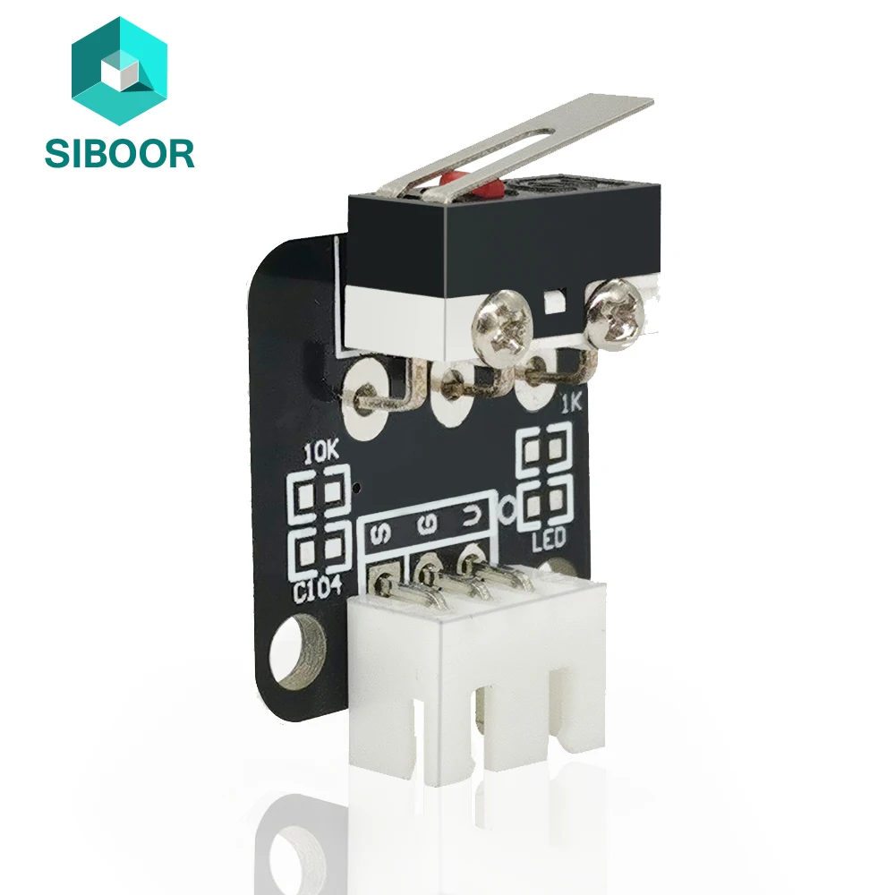 Micro Switch PCB X/Y/Z Axis End Stop Limit Switch 3Pin N/O N/C Easy to Use Control 3D Printer Accessories for CR-10 Ender 3