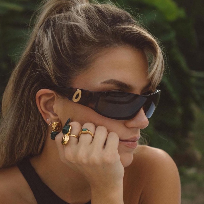 Top Sunglasses designer womens Mens Goggle senior Eyewear For Women eyeglasses frame Vintage Metal Sun Glasses With Box