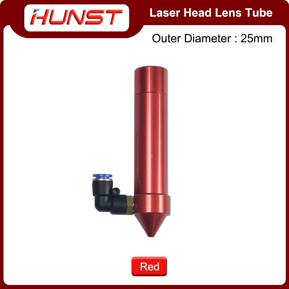 HUNST new CO2 Laser Head Barrel 2025 Outer Diameter 25mm Diameter 20mm Focal Length 50.8/63.5/101.6mm For Engraving And Cutting hine