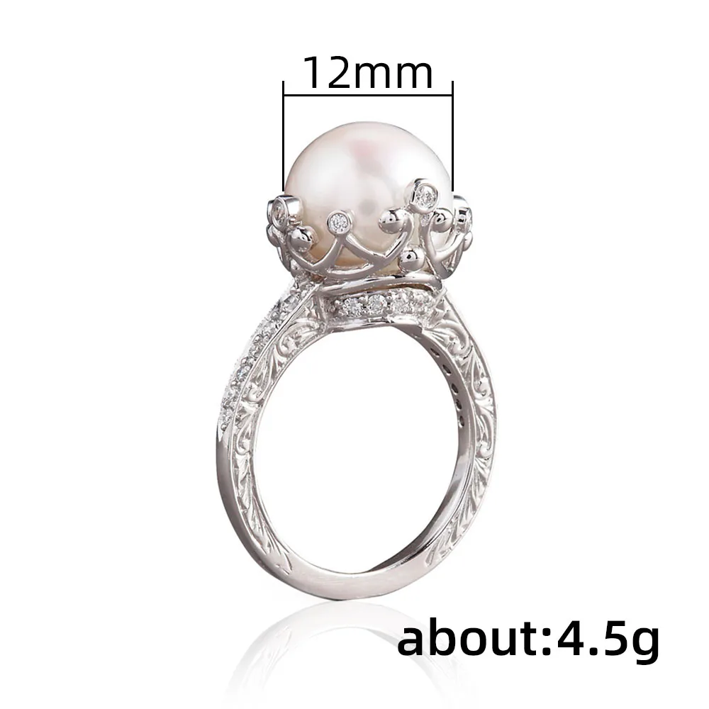 CAOSHI Elegant Temperament Proposal Ring for Women Graceful Jewelry for Wedding Ceremony Delicate Design Accessories for Party