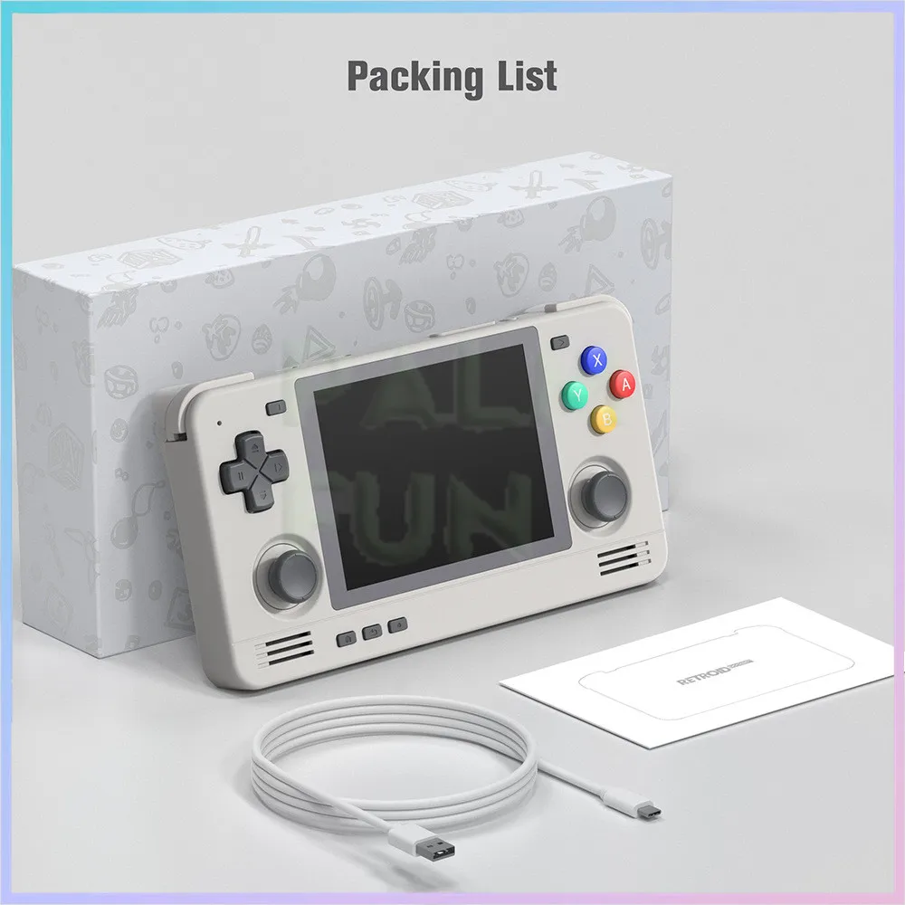 Retroid Pocket 2S Handheld Game Console 3.5Inch Touch Screen Portable Video Game Console Android 11 RP2S Retro Video Player Gift