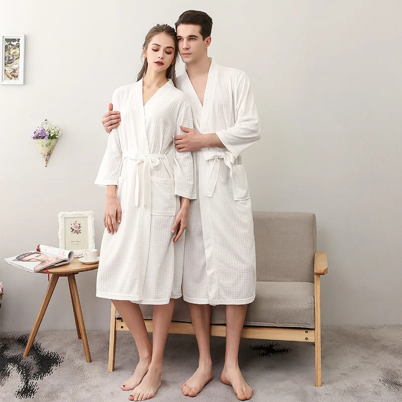 Summer Male Robe Summer Satin Sleepwear Kimono Sexy Loose Bathrobe Gown Men Silky Satin Nightgown Nightwear Home Clothes