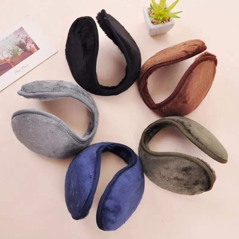 1PC Windproof Earmuffs Unisex Winter Fleece Ear Warmer For Men Women Outdoor Cycling Skiing Warm Ear new 2025 Cover Protector Earloop