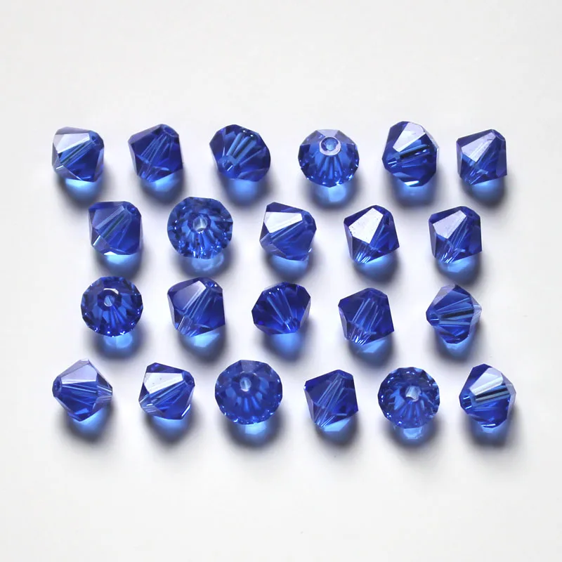 StreBelle Wholesale 100pcs/Bag Grade AAA 4mm 5301 Seed Bicone Bead Wholesale Loose Glass Crystal Beads 22 Colors Pick