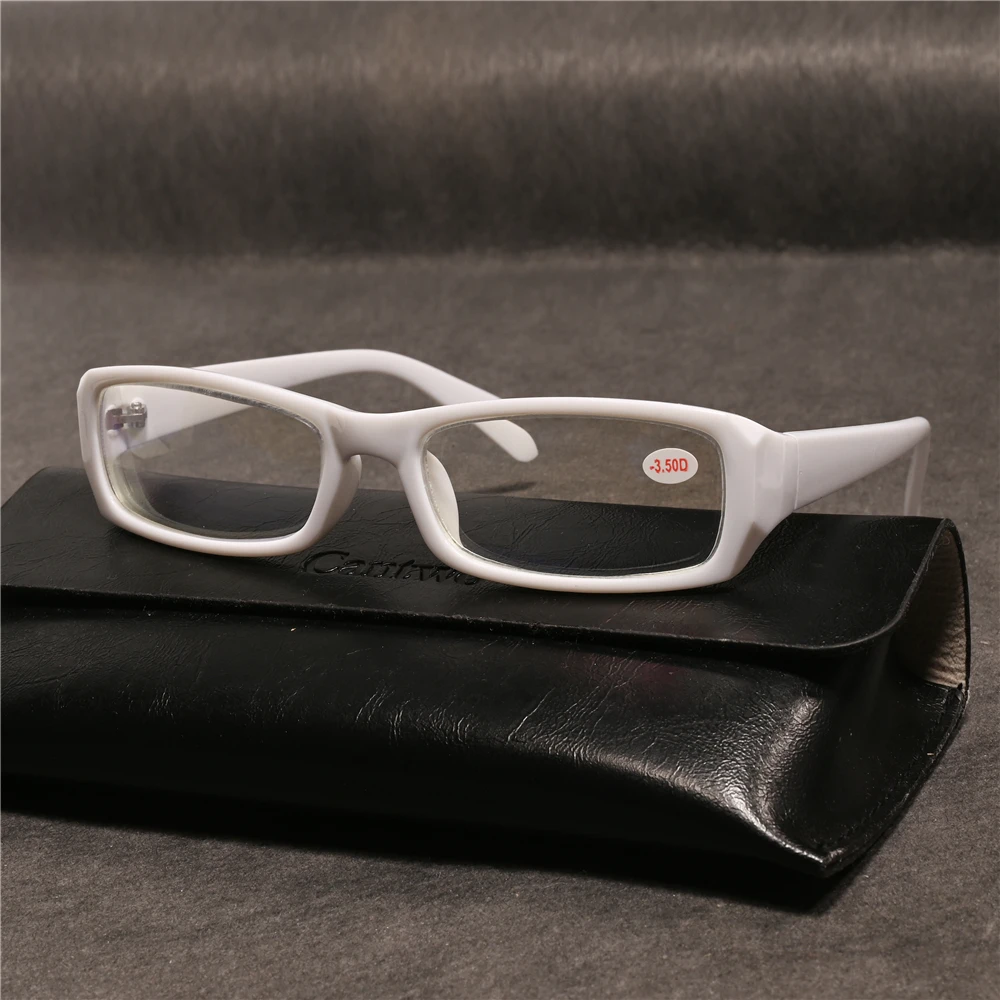 Varobe White Myopia Glasses Women Eyeglasses Frame Female Black 0 -250 150 200 Clear Plain Computer Spectacles for Prescription