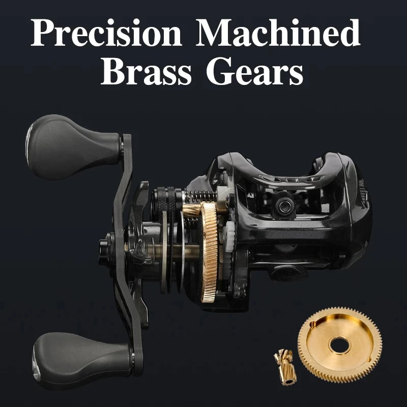 TSURINOYA DARK WOLF High Speed Baitcasting Reel KG Max Drag BB Seawater Carp Fishing Reels Wiht m PE Line