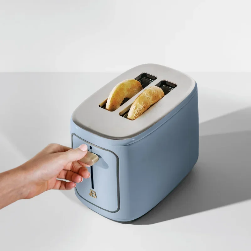 Beautiful 2 Slice Touchscreen Toaster, White Icing by Drew Barrymore
