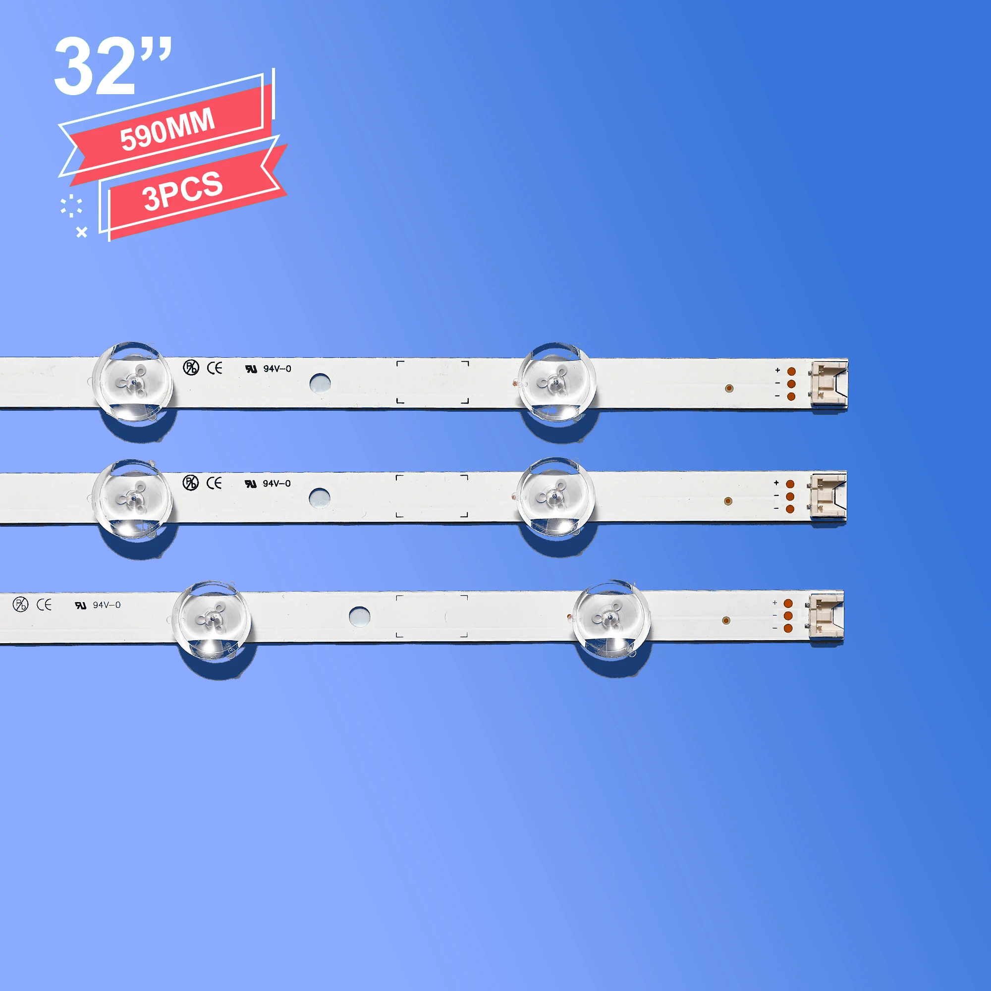 10 Set LED backlight strip for LG TIRA DE LED TV 32" 32LN540B uot pola2.0 32ln54 agf78399401 32LN5707 HC320DXN-VHFPA-21XX