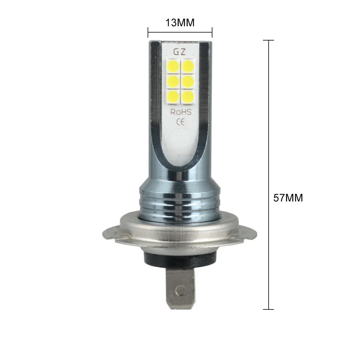 2Pcs H7 LED Headlight Bulbs Kit High/Low 2025 Beam 320W 30000LM new Super Bright 6000K White Fog Lamps H8 for Car