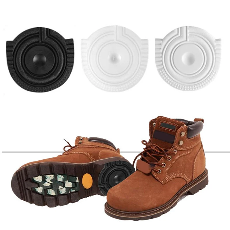 Wear-resistant Anti-Slip 8 Sizes Rubber Soles Self-adhesive Shoe Heel Pad For Leather Shoes Sneakers Stickers Sole Protector smile