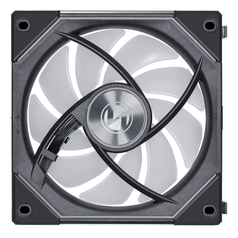 Lian-Li UNI 12cm Fan SL Infinity Mirror 120mm Reverse Blade Black / White 40 Leds L-Connect Silence 2100rpm Daisy Chain,RSLIN120