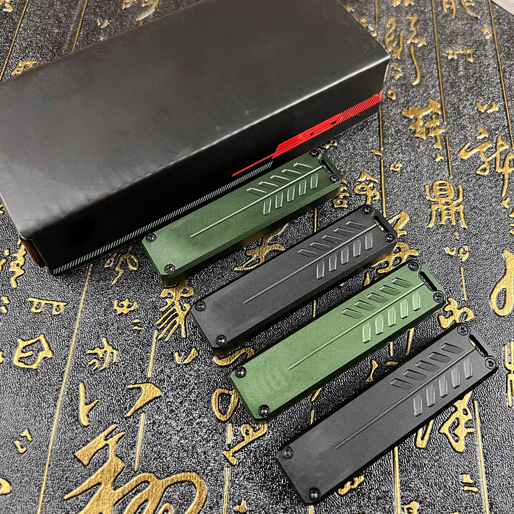 A6722 Small Size Tactical Knife D2 Stone Wash Blade CNC Aviation Aluminum Handle Outdoor Camping Hiking Fishing EDC Pocket Knives