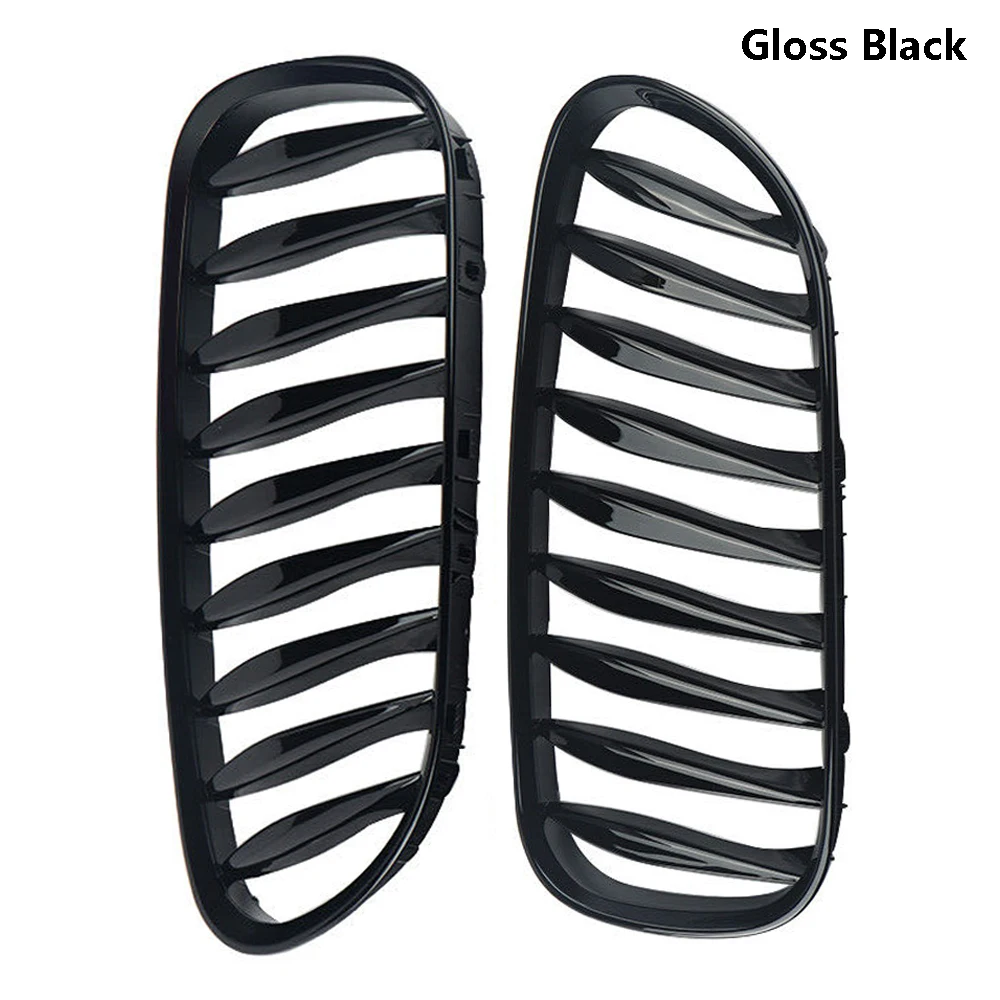 2pcs Front Bumper Kindly Grille Cover Refiting Racing Grill For BMW Z4 E85 E86 2003 2004 2005 2006 2007 2008 51117117757