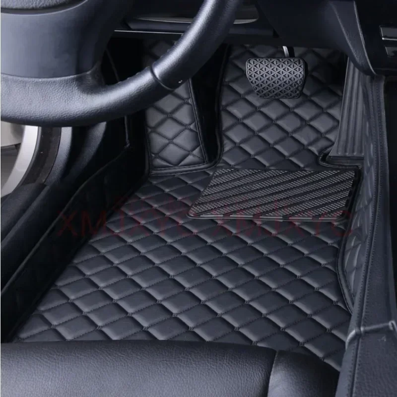 Custom 3D Car Floor Mats for Nissan Patrol Y61 Y62 Quest 2011-2017 Cefiro 2004-2006 Interior Accessories Artificial Leather