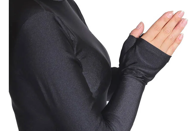 Spandex Bodysuit Ballet Dance Leotard Thumb Hole Gymnastics suit Long sleeve Dancewear Aerial Yoga Rear zipper Swimsuit dancing